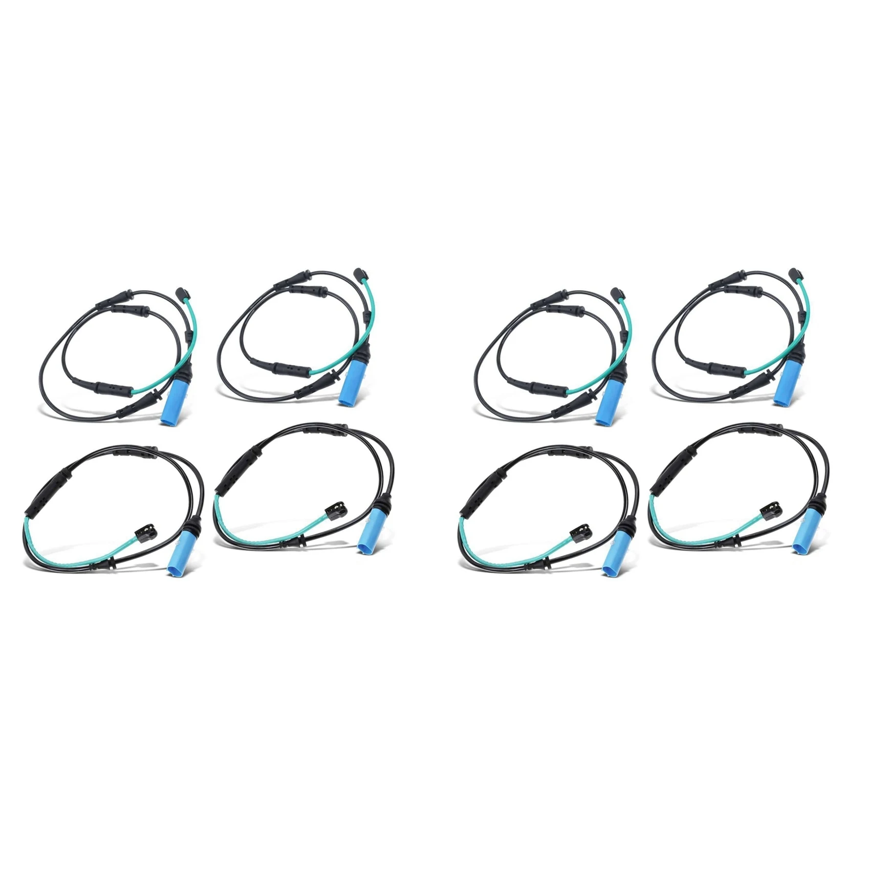 

Classic-8Pcs Front & Rear Disc Brake Pad Wear Sensor 34356861807 34356890788 For BMW G30 G12 530E 530I 740I 750I