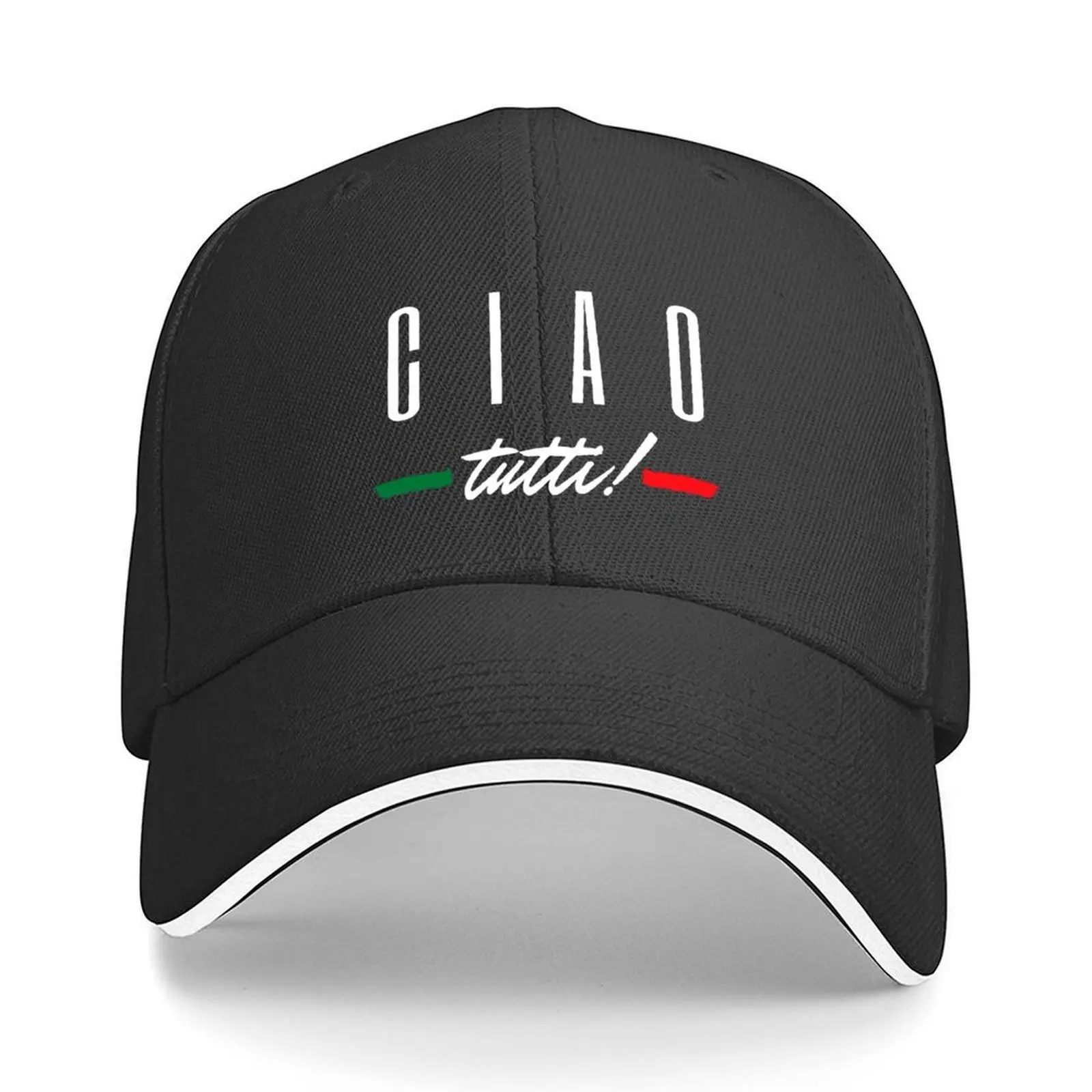 

Ciao Tutti - Italian Hello All Baseball Cap New In The Hat Rave Dropshipping Hat Luxury Brand Women's Golf Clothing Men's