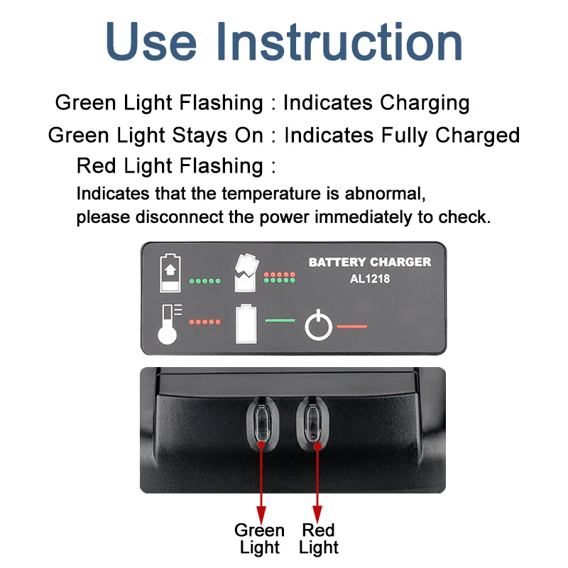 14.4V 18V 2A Lithium Battery Charger Portable High Power for RIDGID for AEG Charger for Electric Screwdriver Drill Power Tool