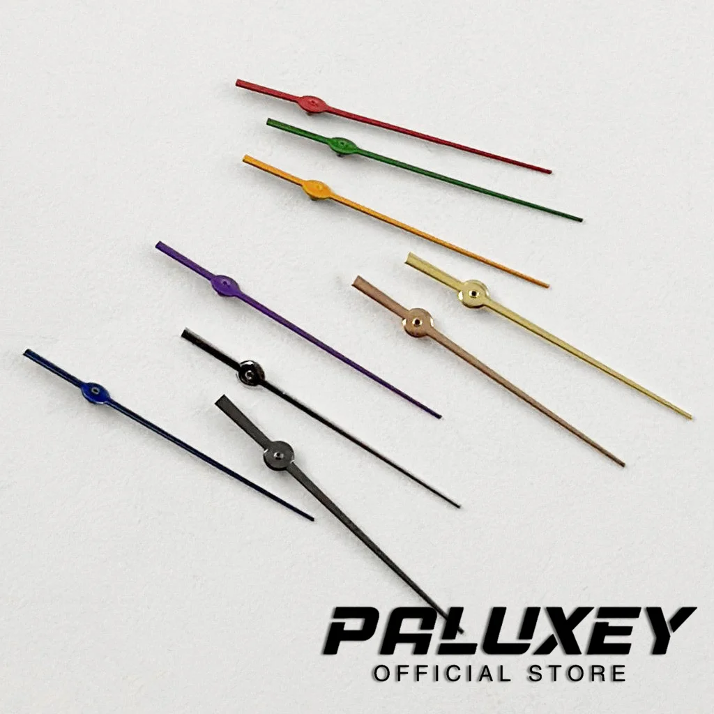 NH35 단일 초침 실버 골드 그린 오렌지 레드 시계 손 NH35/NH36/4R/7S 무브먼트 시계 포인터 로그 시계 손