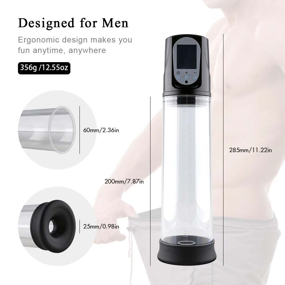 Penise Enlargement Electric Extender Penis Pump Sex Tool for Men Sex Toys Penis Enlarger Pump Vacuum Sucking Cock Pennis Enhance