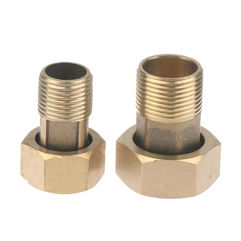 New 1/2 Inch 3/4 Inch Tap Water Meter Pump Adapter Male To Female Threaded Fitting Coupler Connector For Water Meter