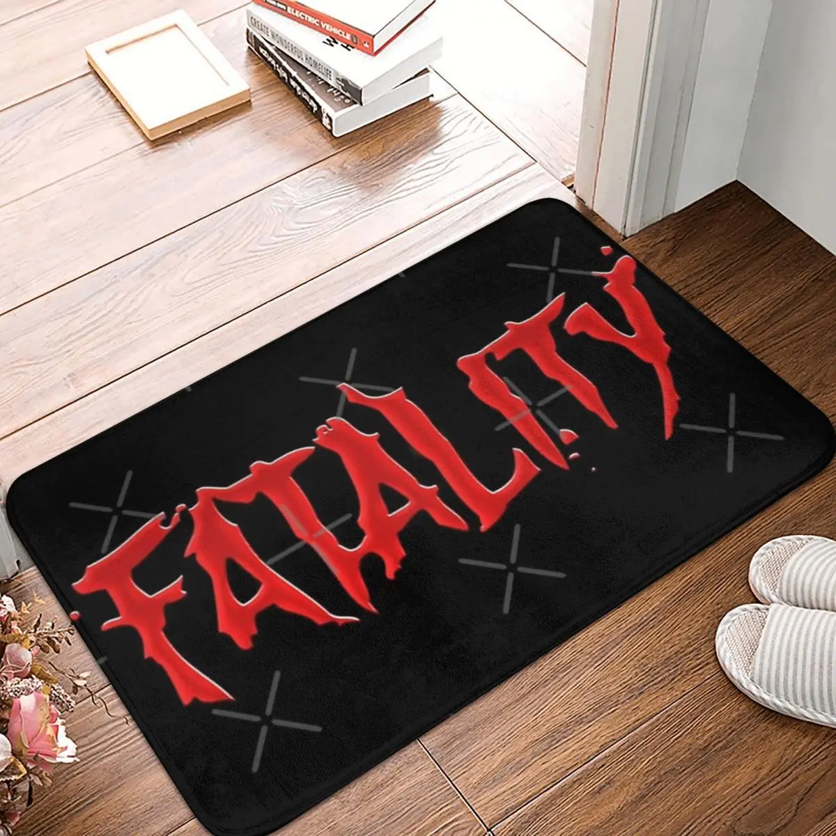 

Mortal Kombat FATALITY 40x60cm Carpet Polyester Floor Mats Trendy Doorway Home Decor