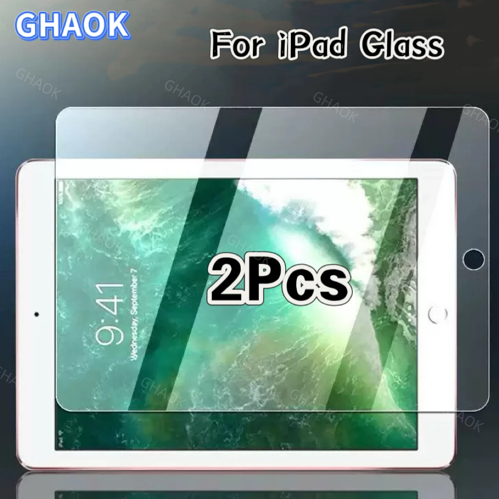 

2 шт. прозрачное закаленное стекло для Ipad 9 8 7 6 5 9-го поколения 8, 7, 6, защитная пленка для экрана для Ipad Pro 11 10,5 9,7 Air 5 4 Mini 6