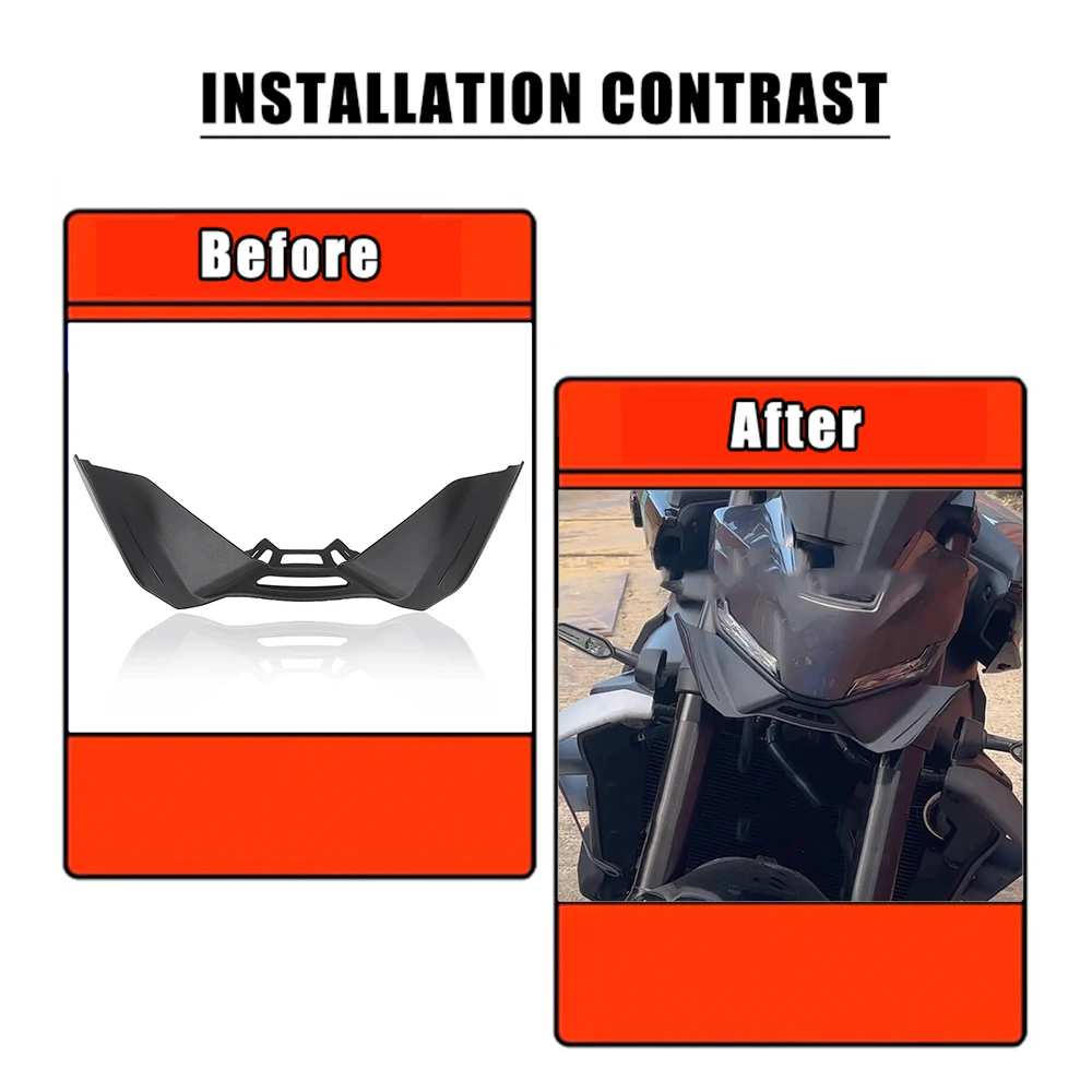 Para YAMAHA MT-09 MT09 MT 09 SP 2024 2025 Gen 4 motocicleta deporte Downforce alerones Forntal desnudos Deflector de ala aerodin