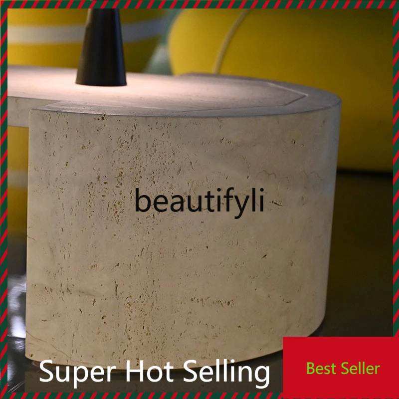 

Italian ivory white coffee table living room home G1218