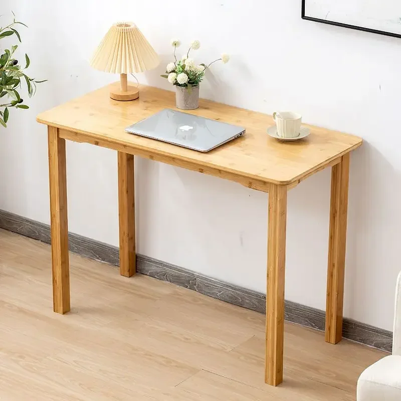 Nordic Desks Computer Desk Desktop Student Writing Desk Rectangular Simple Bedroom Long Table Bamboo Solid Wood Office Furniture