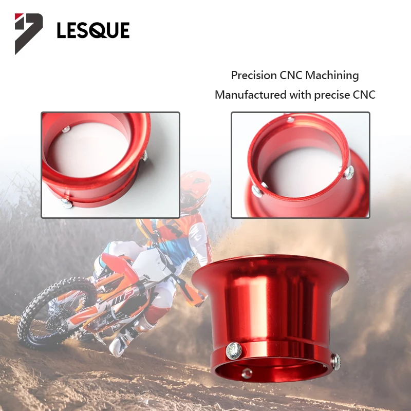 

LESQUE Pit Dirt Bike Aluminium Filter Cup Motorcycle Carburetor Interface Air Filter Wind Horn Cups for Universal Motorbike