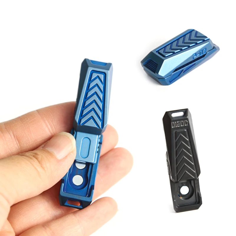 جراب 2.0 تململ المنزلق المقاوم للصدأ EDC الكبار دفع المنزلق ألعاب متململة EDC الإجهاد الإغاثة ضد الإجهاد اليد سبينر التوحد لعبة حسية