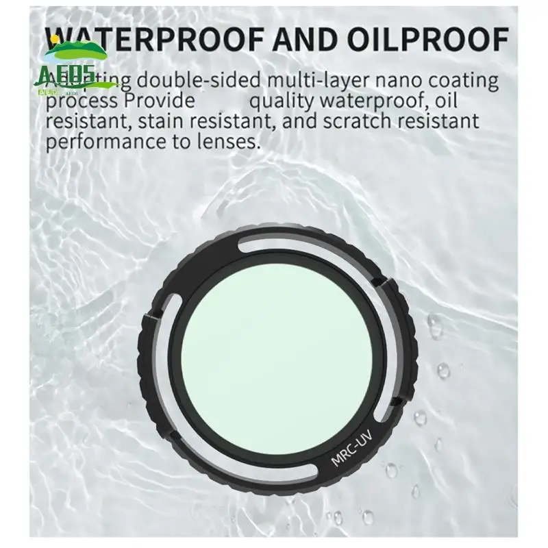 

AED5-UV Lens Filter Filter Set For DJI Avata 2 Drone Waterproof Anti Whiteout UV-Blocking Drone Accessories