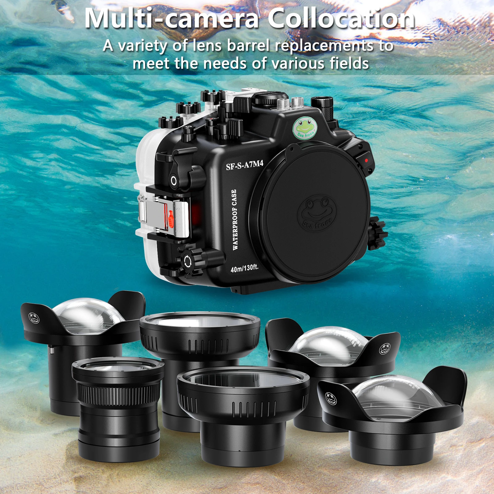 Seafrogs Waterproof Camera Case With 6\