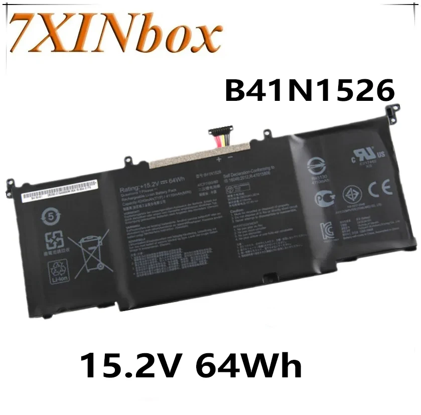 

7XINbox 15.2V 64Wh Original B41N1526 Laptop Battery For Asus ROG Strix GL502 GL502V GL502VT GL502VT-1A S5 S5VT6700