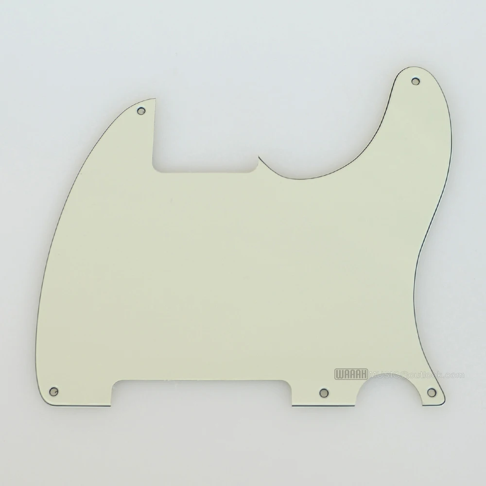 1 adet Tlcaster Gitar Pickguard 5 Delik Boş fd ABD/Meksika Tlcaster Elektro gitar