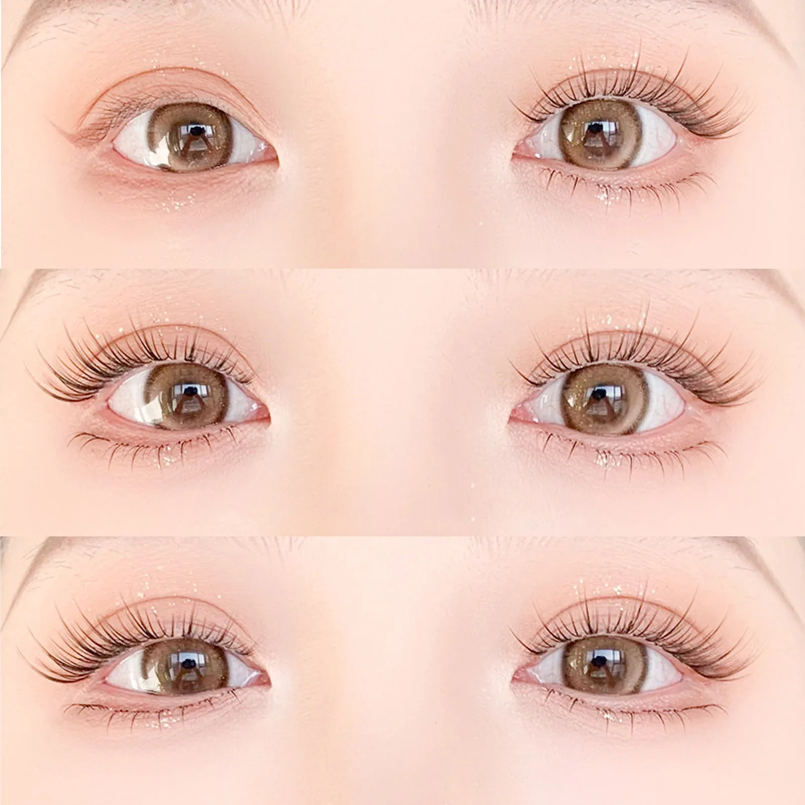 フルストリップつけまつげ個別ナチュラルカーリーブラック 9-13 ミリメートル混合 C カールエアリーひげ女性のためのメイクアップアクセサリー