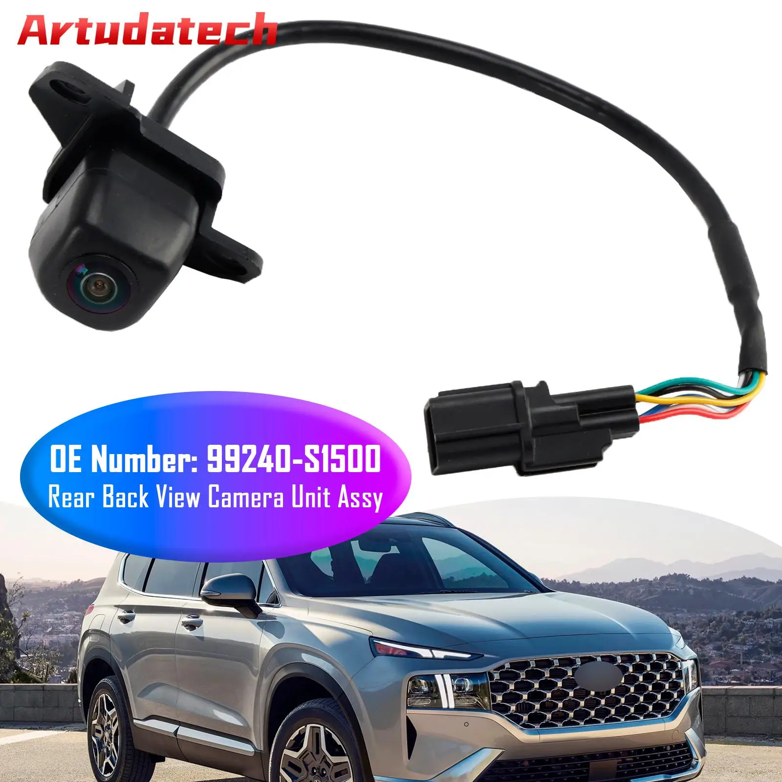 

Artudatech Rear Back View Camera Unit Assy 99240-S1500 For Hyundai Santa Fe 2021-2023 Car Accessories