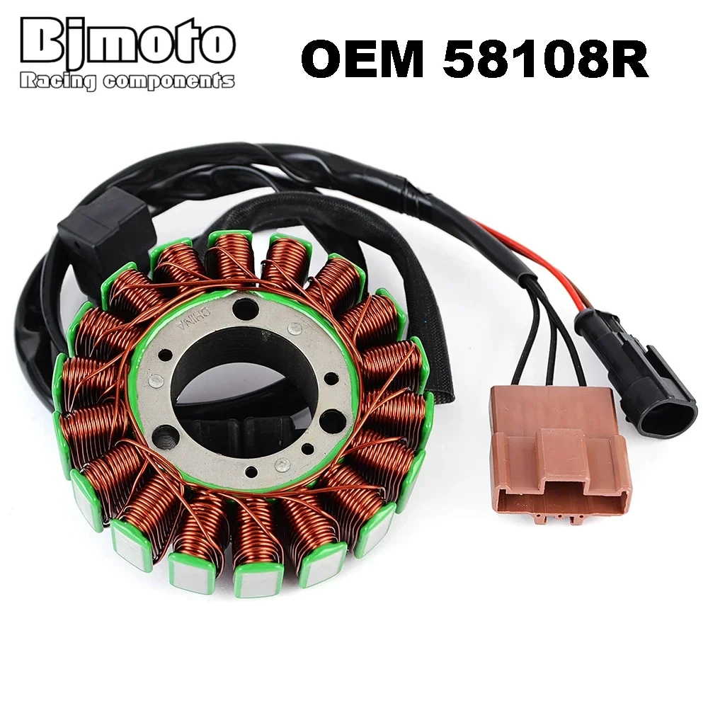 Bobina de estator para Gilera Fuoco 500 E3 MP3 400 ie Scarabeo 500 luz para Arctic Cat TRV450 Alterra 450 XR500 para Benelli BN600