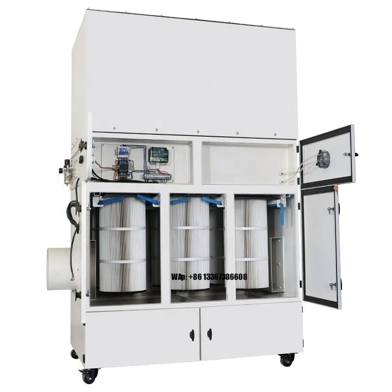 Multi-Filter Cartridge Dust Collector - Smart Control Heavy Duty Dust Purifier