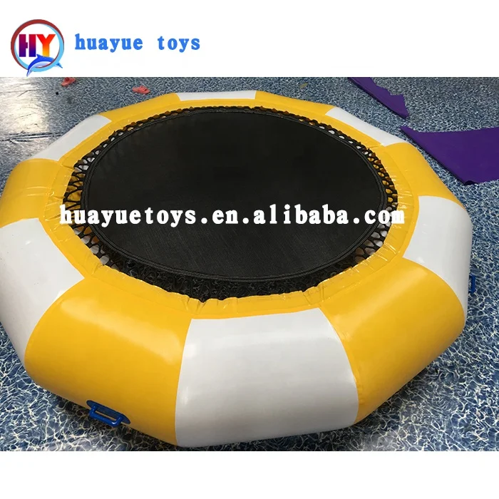 Inflatable Water Trampoline, Durable Floating Jumping Bed, Summer Outdoor Water Games, 6 in 1 Fun Pool Toy view 5
