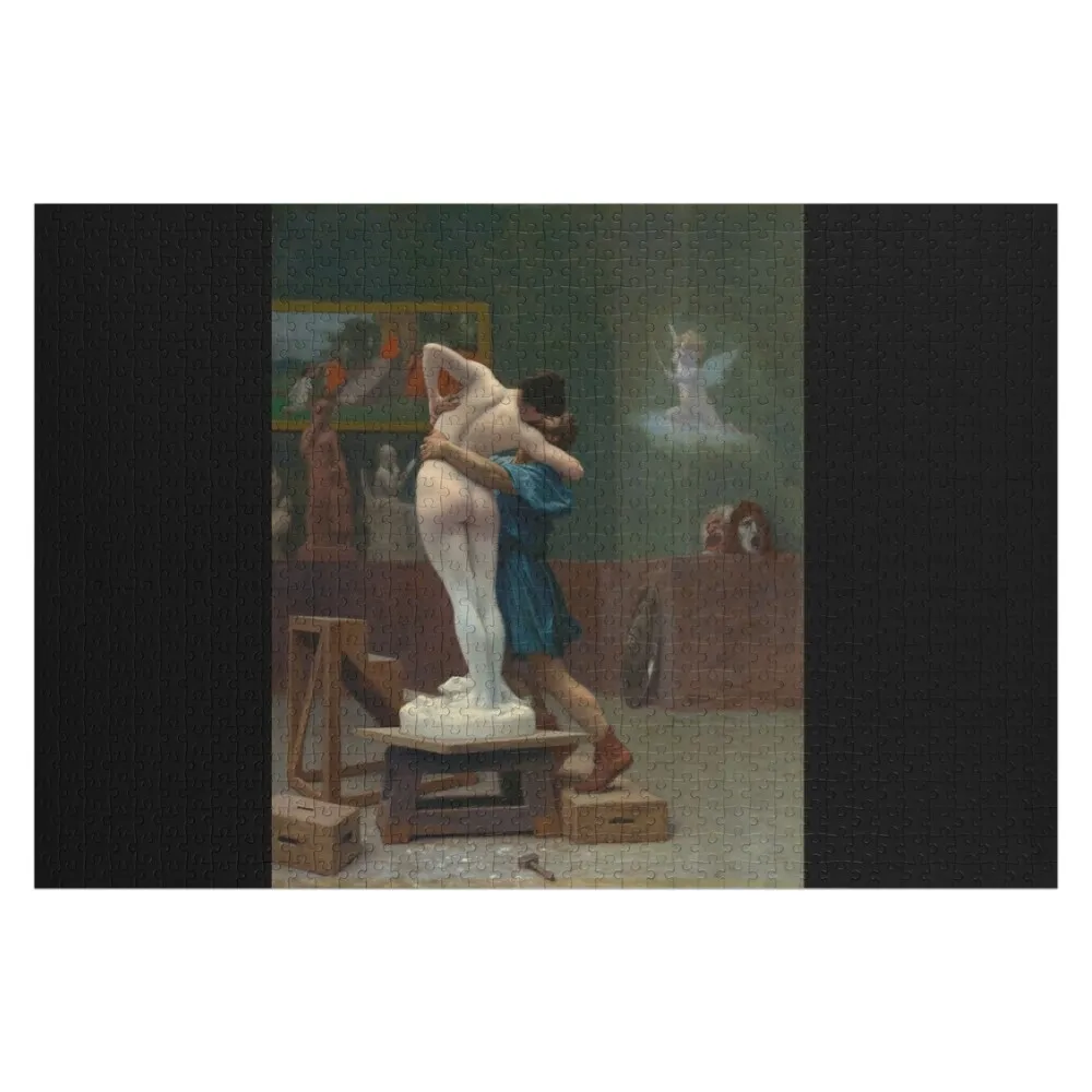 

Jean-Leon Gerome -Pygmalion and Galatea Jigsaw Puzzle Personalized Name Wooden Name Puzzle