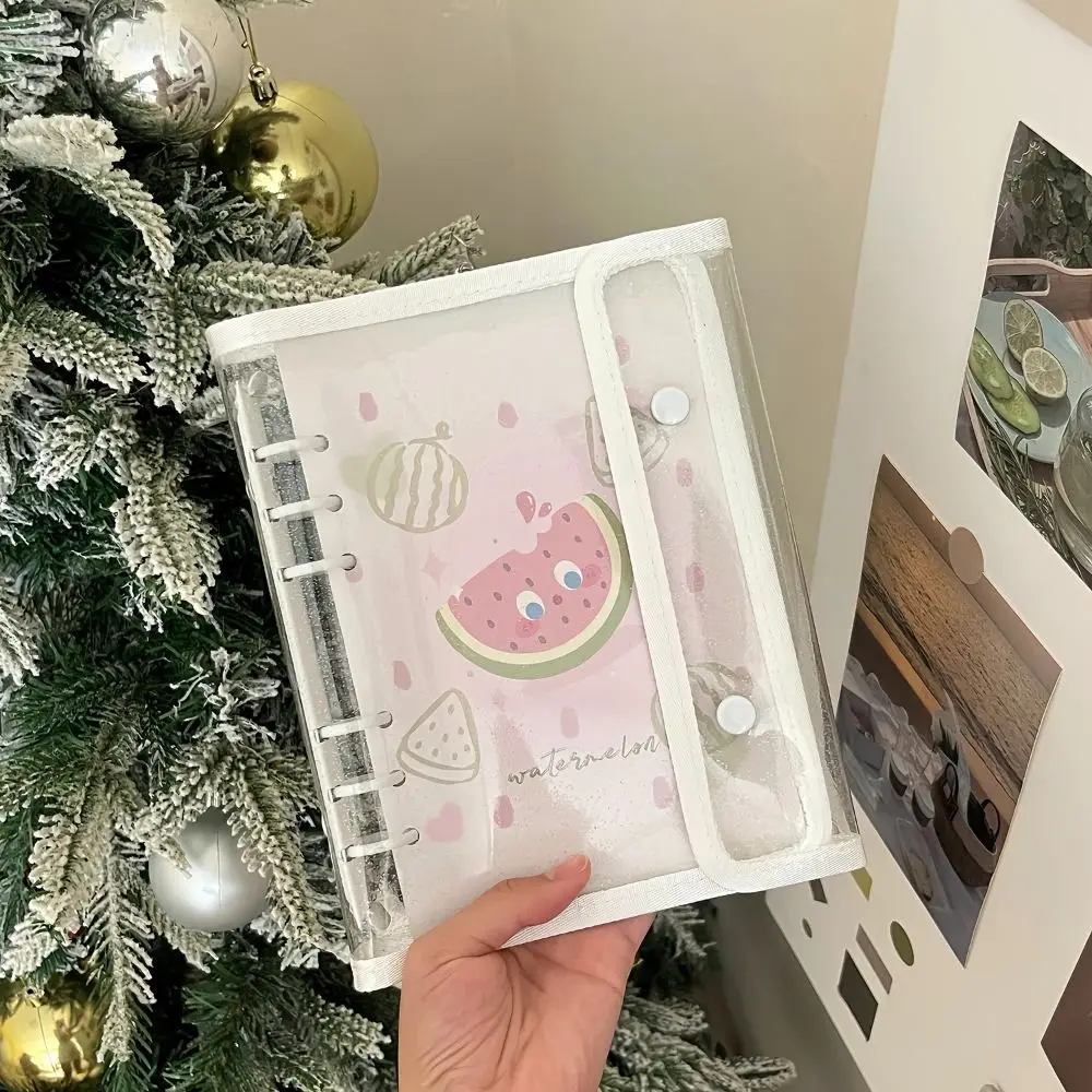 PVC A6 Binder Photocard Holder Journal Notebook Card Binders Photocards Scrapbook Replaceable Creative Photo Booth Frames