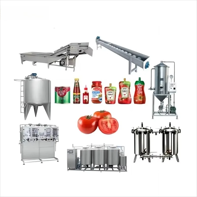 Tomato Sauce Production Line Ketchup Making Machine Processing Commercial OEM Customized