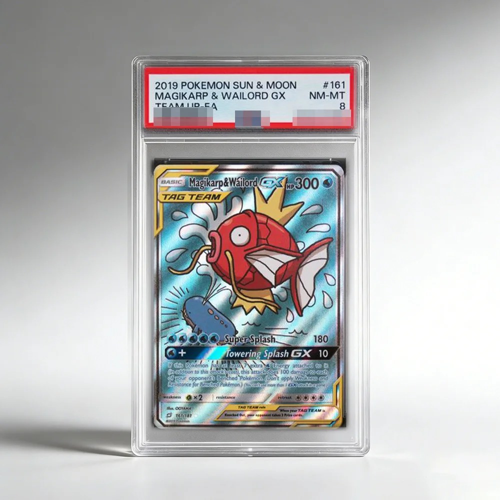 DIY PTCG Rating Collection Card EN MAGIKARP GENGAR UMBREON MEGA CHARIZARD 10Points Rating Card Anime Card Gift Toy view 2