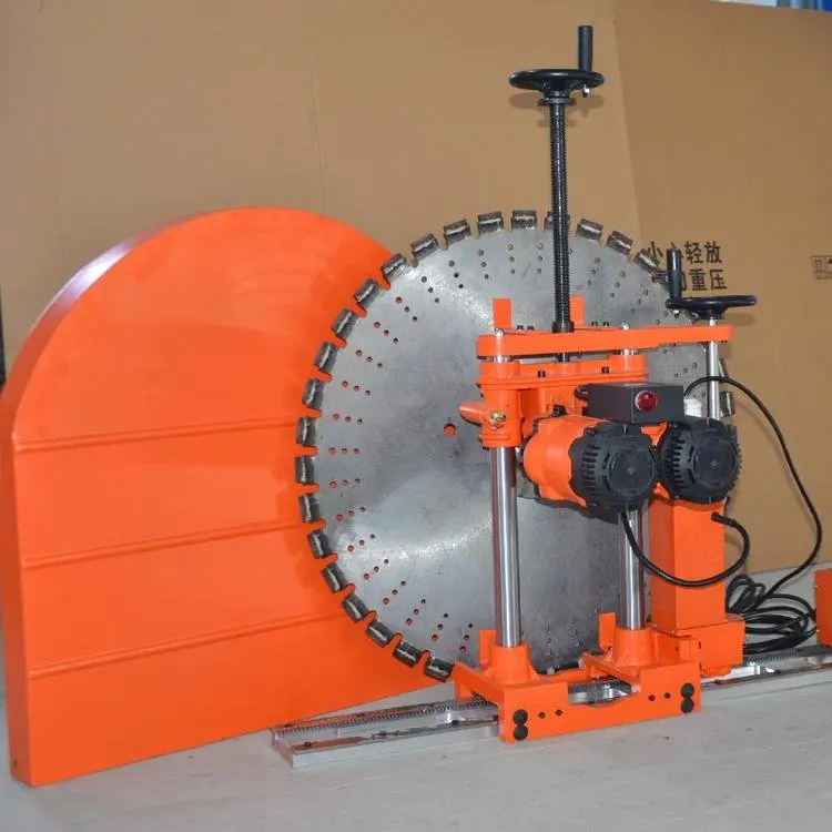 Professional 25KW Electric Wall Sawing System with Guide Rail and Diamond Blade for Concrete Demolition