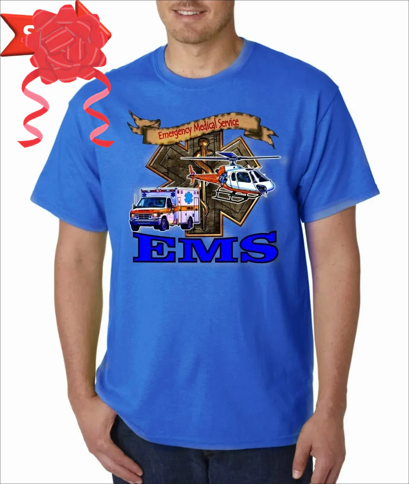 

Star of Life Ambulance EMS EMT Paramedic Occupational T-Shirt. Summer Cotton Short Sleeve O-Neck Unisex T Shirt New S-3X