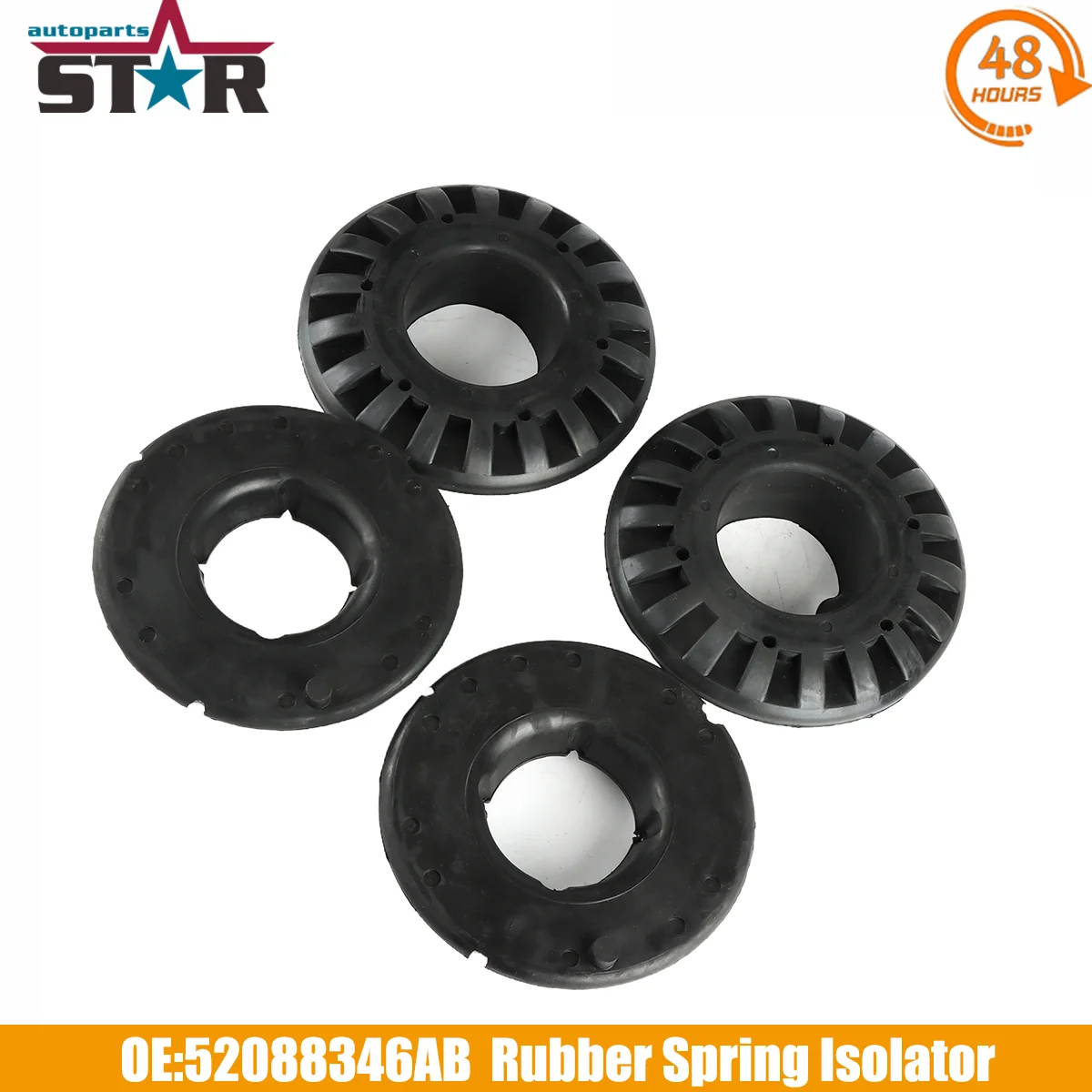 

4pcs 52088346AB 52088402AB Rubber Spring Isolator For Jeep Grand Cherokee 1999 2000 2001 2002 2003 2004 Car Accessories