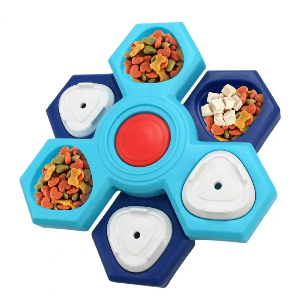 Dog Puzzles Dog Puzzle Feeder Toy for Slow Eating Anti Pet Slow Food Plate with Spinning Bowl 2/3/4 Layers Slow Down Food