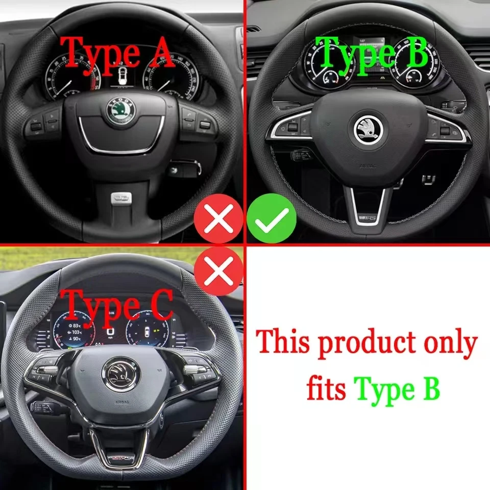 For Skoda Octavia A7 MK3 5E RS VRS Superb B8 Scala Karoq Kodiaq Car Steering Wheel Shift Paddle Extend Shifters Accessories