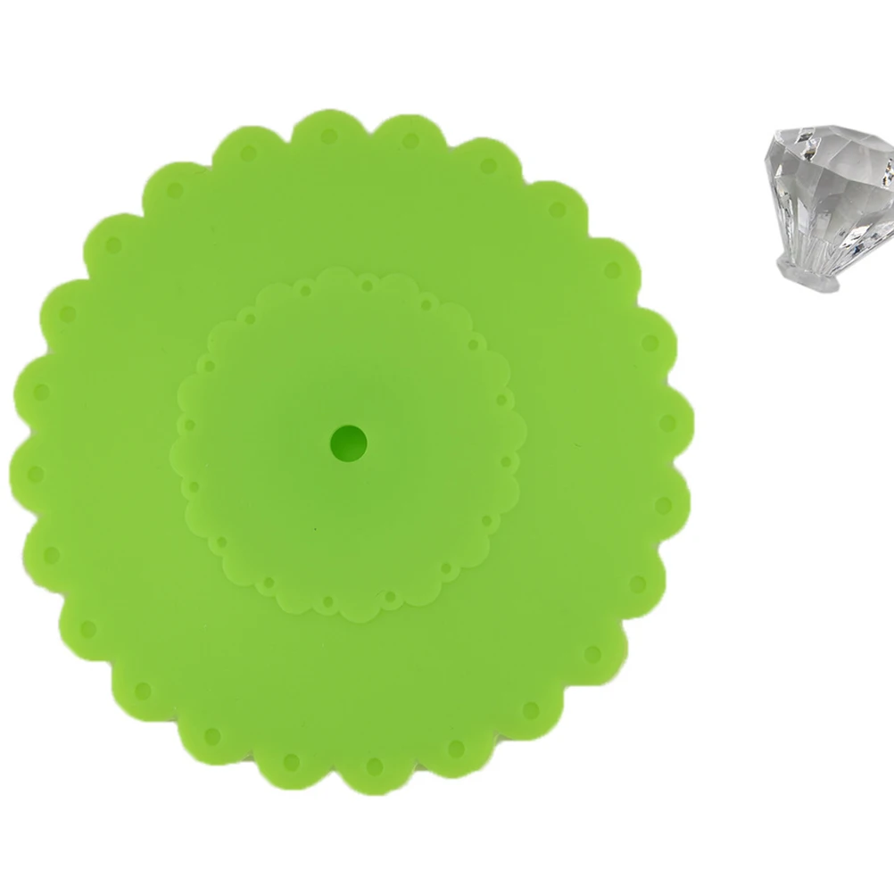 

5Pcs 11Cm Anti-Dust Cup Lids Silicone Diamond Mug Covers Reusable Heat Retaining Drink Toppers for Coffee Tea Hot Chocolate