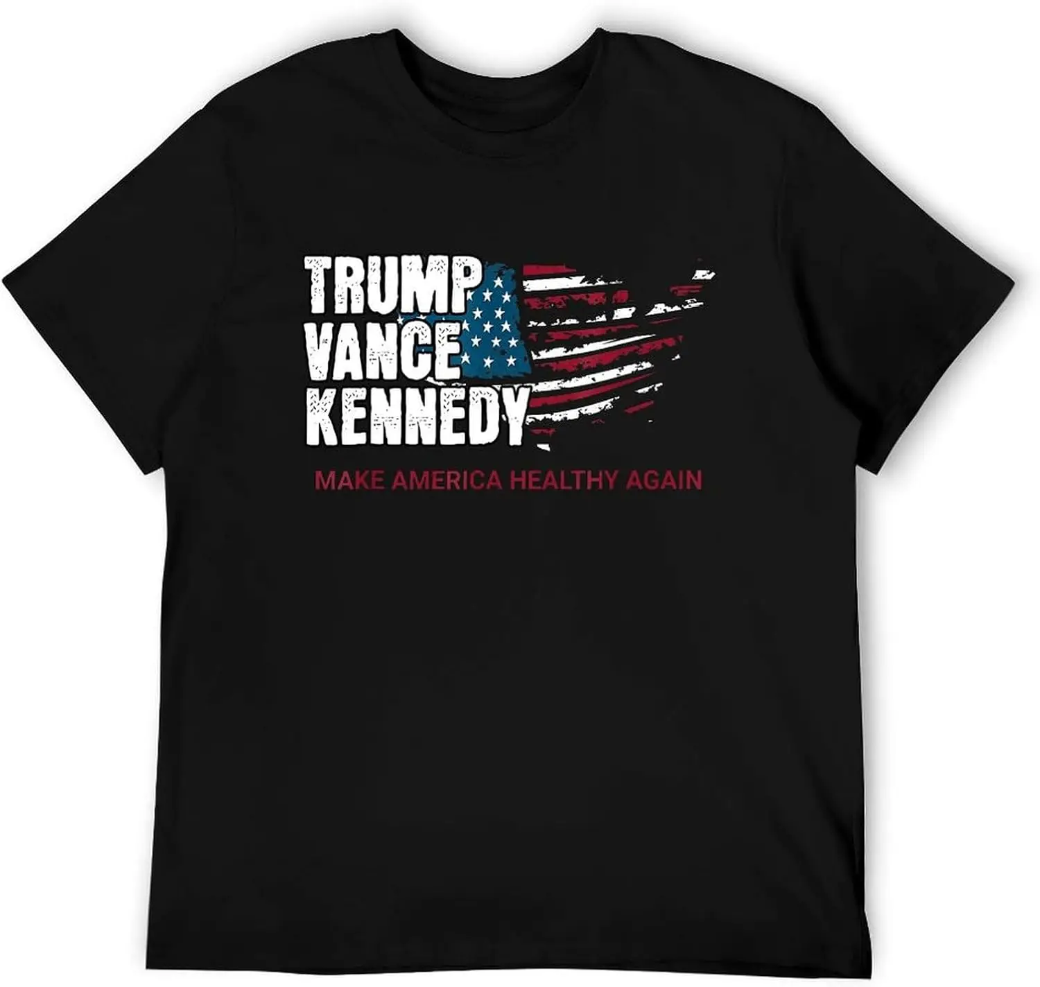 MAHA Trump Vance Kennedy Make America Healthy Again Tshirt for Men Casual Short Sleeve T-Shirt