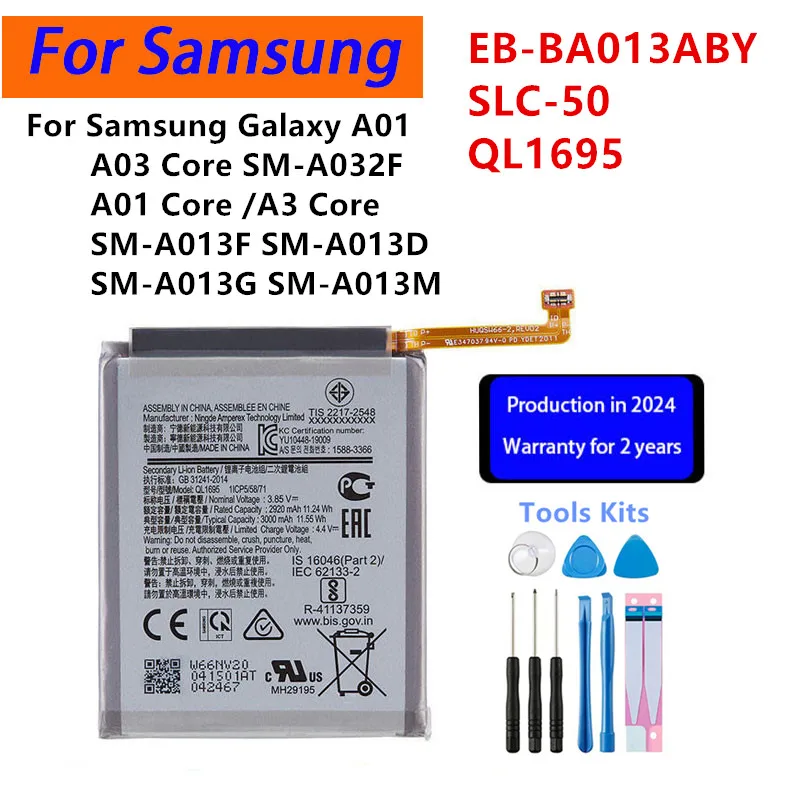 

Brand New Battery For Samsung Galaxy A01 A03 Core SM-A032F A01 Core A3 Core SM-A013F SM-A013D SM-A013G SM-A013M