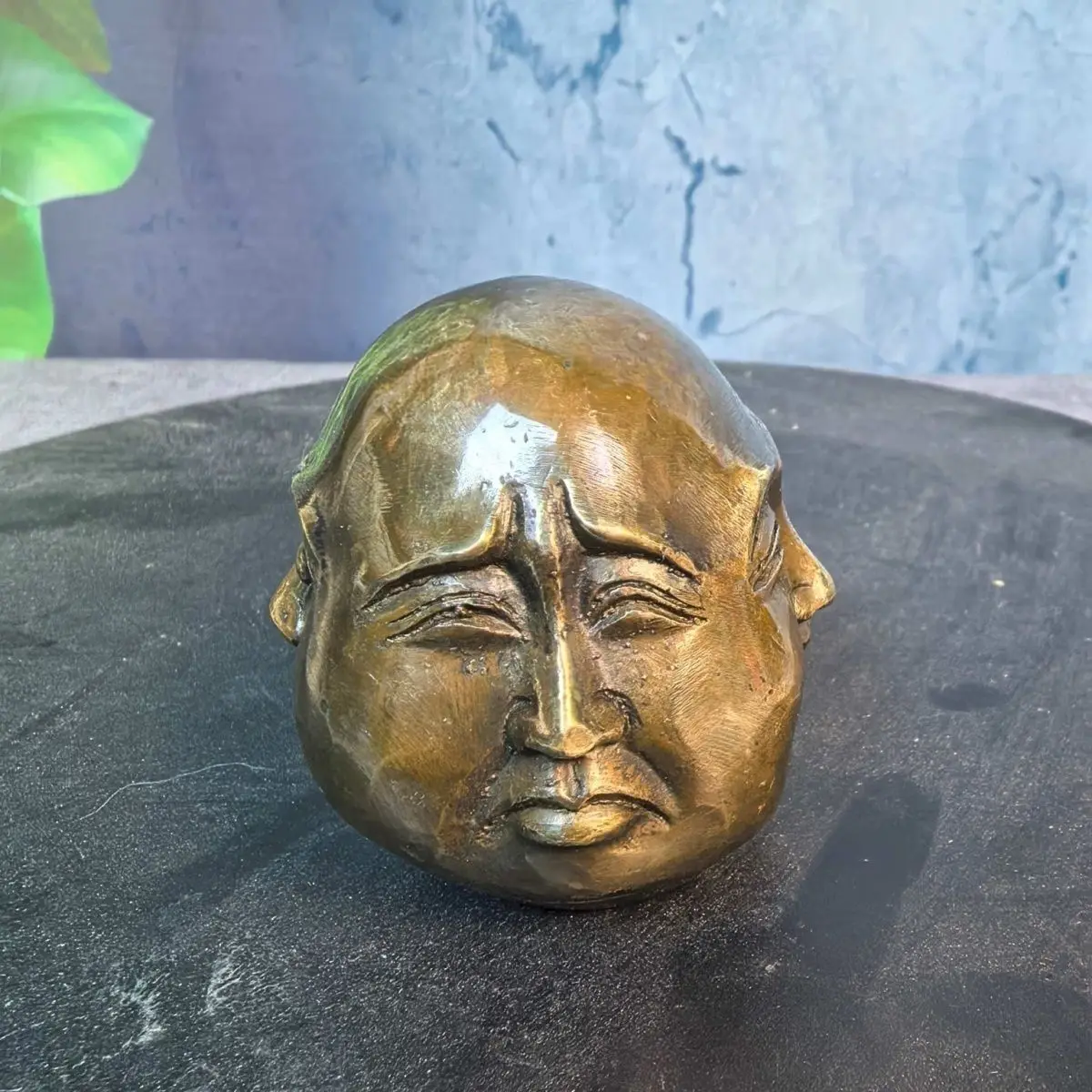 Buddha head figurine - expressions of joy, anger, sorrow, and delight Statue Sculpture Figurine Home Decoration