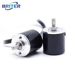 Φ25mm-6mm shaft Briter absolute rotary encoder with RS485 RS232 Modbus RTU communication singleturn micro encoder