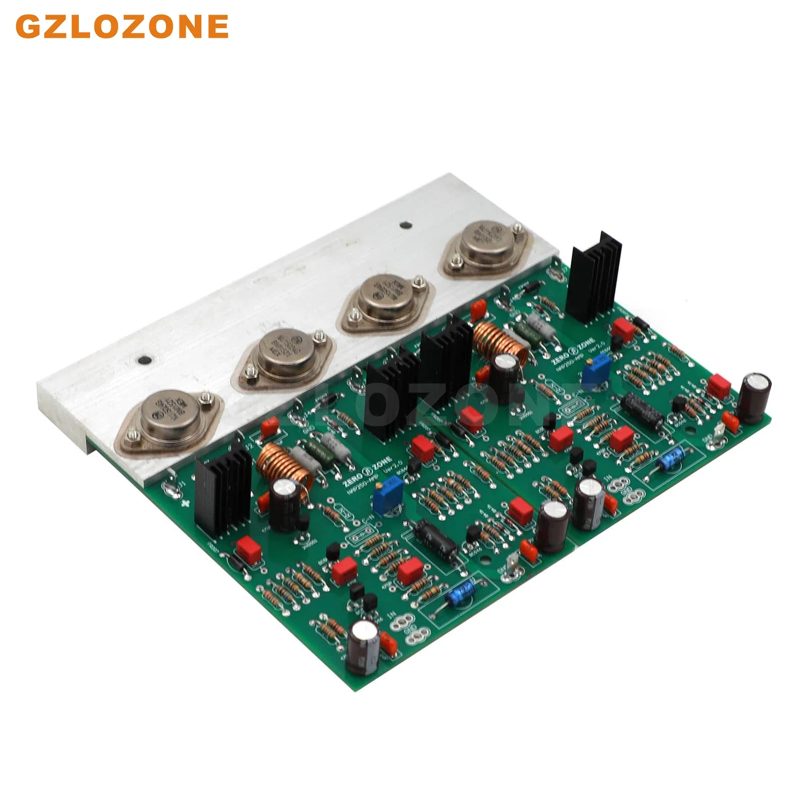 GZLOZONE زوج واحد NCC200 قاعدة مكبر كهربائي على المملكة المتحدة NAIM NAP250 80 واط + 80 واط لتقوم بها بنفسك عدة/اللوحة النهائية مع المشتت الحراري من الألومنيوم Type-F