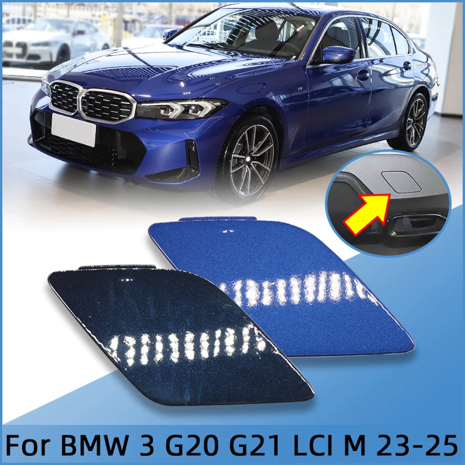 Auto Parts Rear Bumper Tow Hook Eye Cover Cap For BMW 3 G20 G21 LCI M Bumper 2023 2024 2025 Towing Hauling Shell Lid Garnish