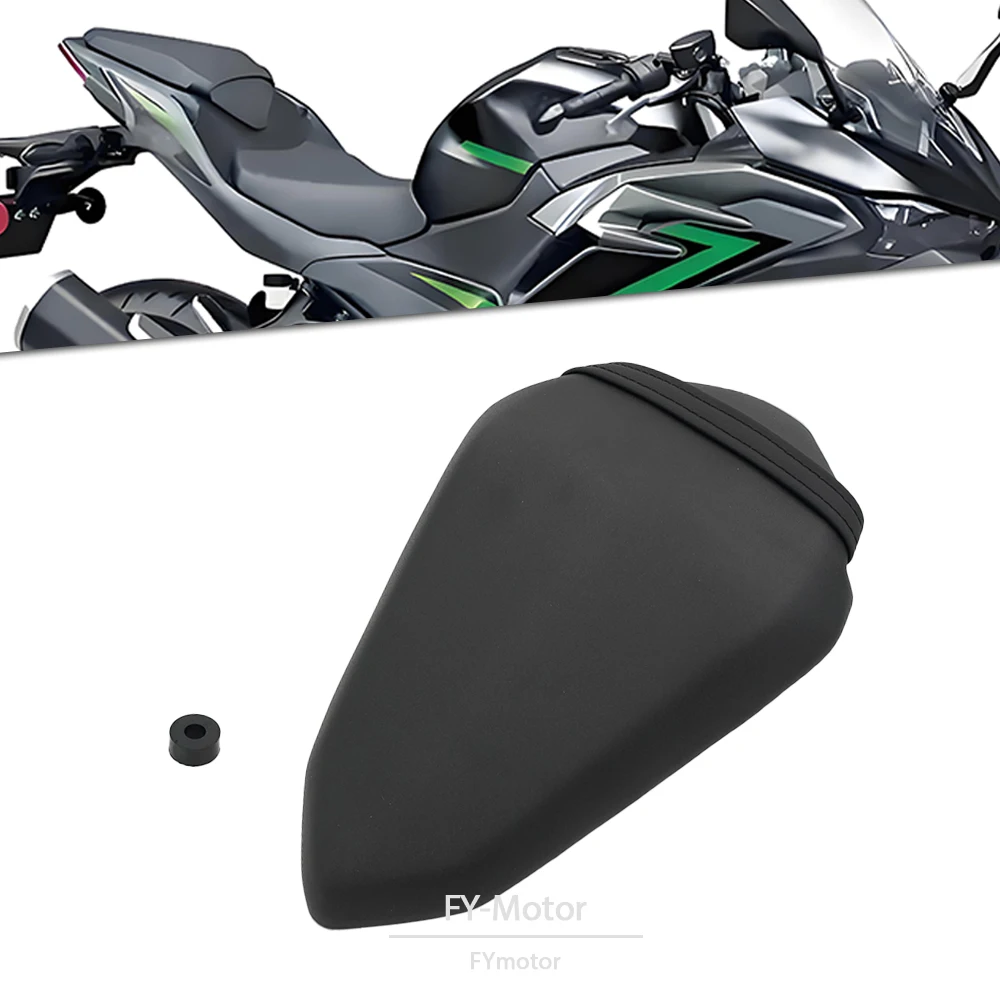 

NEW Motorcycle Accessory Black Rear Passenger Seat Pillion Fit For Kawasaki Ninja 500 2024-2025 Replace For 53066-0898-12Y