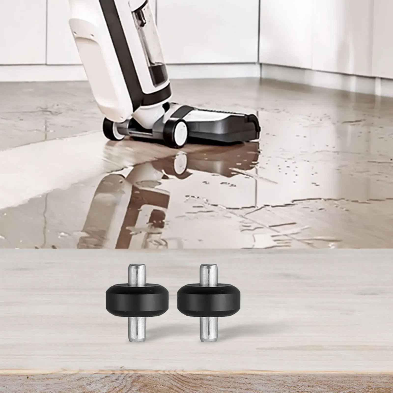 Набор колес для пылесоса из 2 шт. для Tineco Floor 3 S3 S3 Breeze для IFLOOR 3 для IFLOOR Breeze, совместимые запасные части Набор колес для пылесоса из 2 шт. для Tineco Floor 3 S3 S3 Breeze для IFLOOR 3 для IFLOOR Breeze, совместимые запасные части