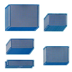 5-40PCS PCB Board Breadboard Double Sided 3x7 4x6 5x7 7x9cm Universal PCB Experiment Blue Prototype Circuit Boards Diy Electroni