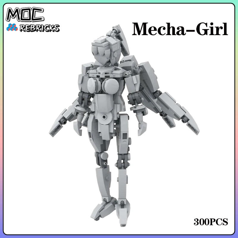 Robot Series MOC Bricks Mecha-Girl V3 and TODO 360 Small Droid Building Block Model DIY Set Boy Toys Hobbies Christmas Gifts