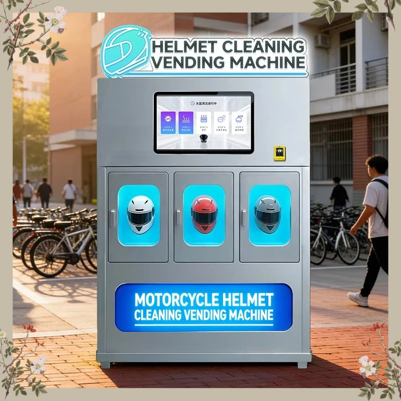 

Customized Motorcycle Helmet Cleaning Vending Machine User Friendly Design Simple Interface Easy Operation For Kinds Of Users