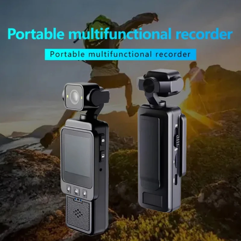 

1080P Pocket Action Camera 1.6 Inch HD Screen Rotating Lens WiFi Hotspot Mini Camera Outdoor Sports DV Travel Vlog BodyCamcorder