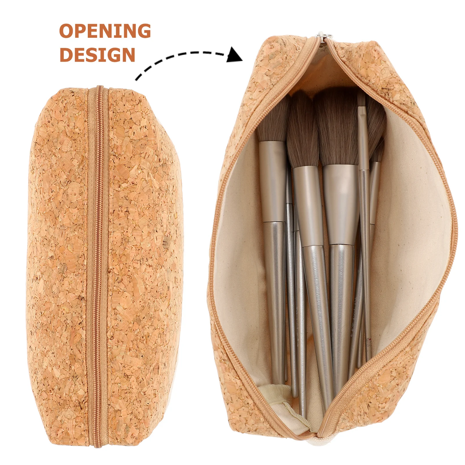 

Small Travel Bag Canvas Makeup Pouch Portable Makeup Organizer Toiletry Bag for Girls Pocket Pouch