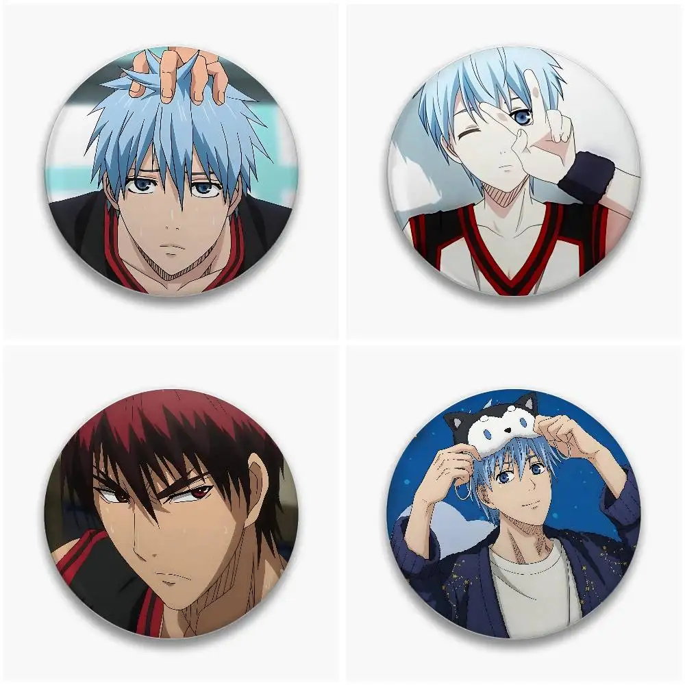 K-Kuroko No Basket Badges Button Pin Handmade Brooch For Clothes Badge Backpack Decoration Accessories