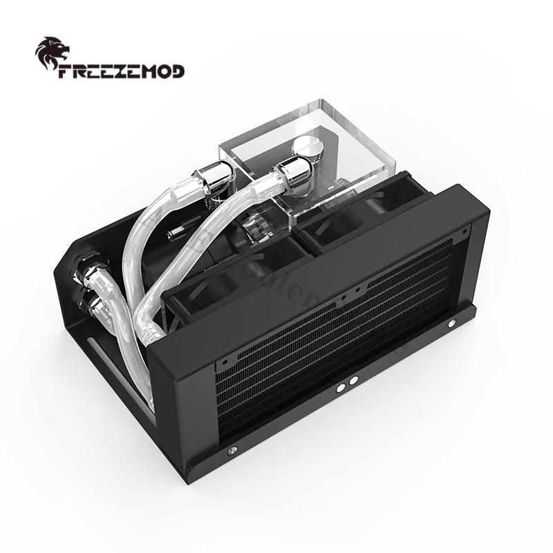 مجموعة وحدة تبريد المياه الصناعية من FREEZEMOD، خزان موسع سريع الفصل، رفع 4 متر/600 لتر/ساعة DC12V/24 فولت SLMZ-V-S