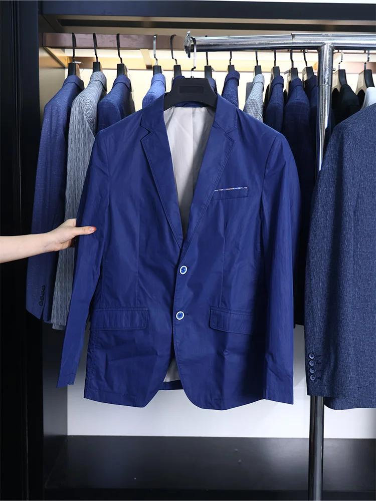 

Homesi весенне-осенний мужской модный простой универсальный повседневный удобный костюм топ молодежный модный деловой повседневный длинный све