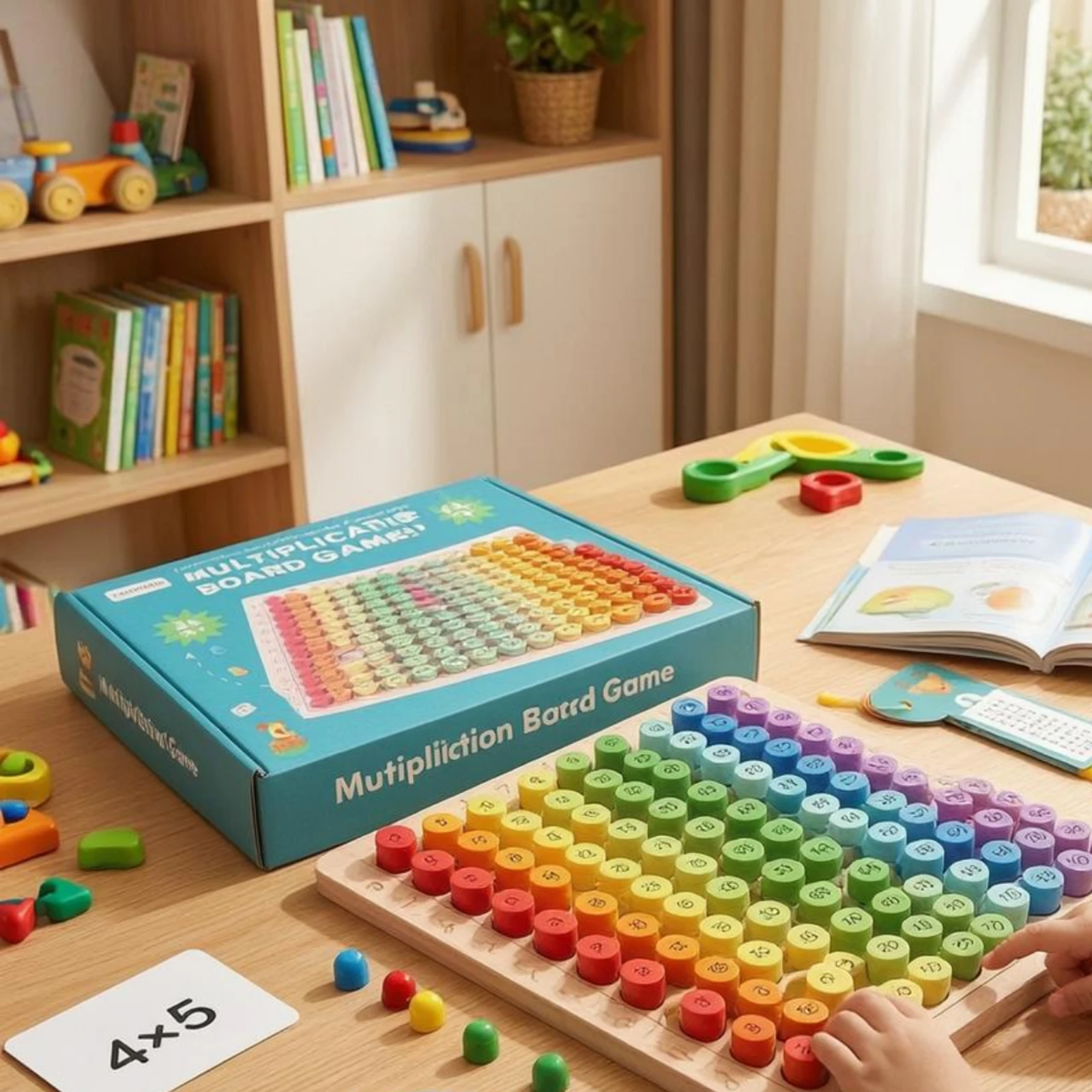 jeu-de-societe-de-multiplication-en-bois-avec-grille-de-nombres-imprimee-jouet-educatif-apprentissage-pratique-aux-couleurs-arc-en-ciel