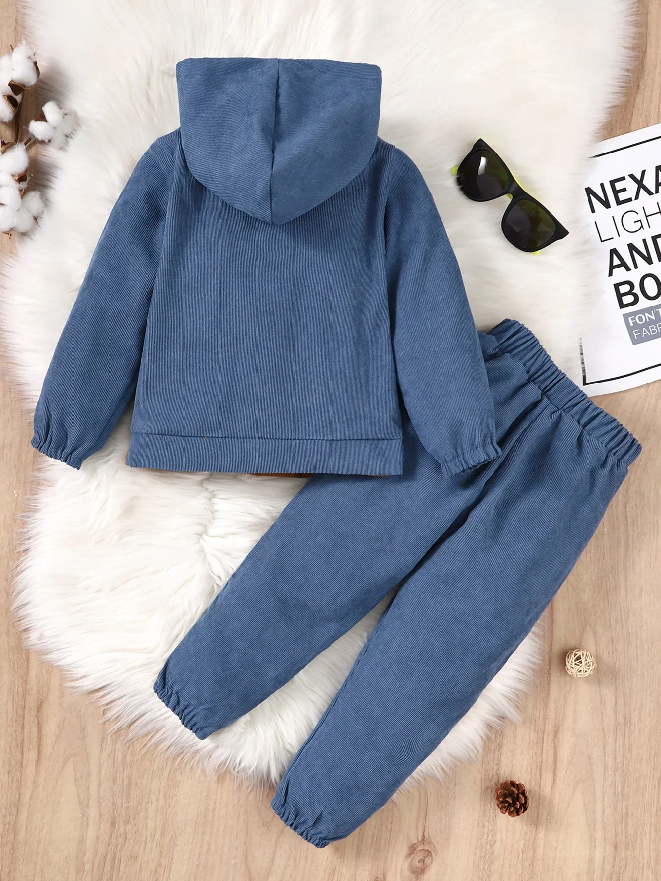 2PCS Kids Boy Clothes Set Long Sleeve Color Blocked Hoodie Top+Pants Autumn&Winter Fashion Sport Outfit for Child Boy 4-7 Years